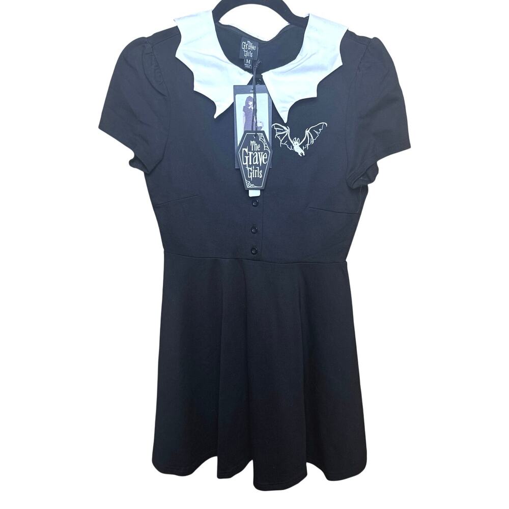 The Grave Girls Size Medium Web Collar Dress NWT